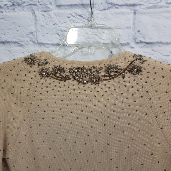 Fully Fashioned VTG Beaded/Sequined Evening/Cocktail Cardigan - Picture 4 of 8